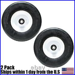 2PK Front Solid Tire Assembly Puncture Proof No Flat 13x6.5x6 Fits Scag 482504
