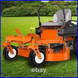 2Pcs 13x5.00-6 Flat Free Tire and Wheel for Lawn Mowers & Zero Turn Mowers