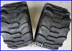 2 18X8.50-10 4P OTR Garden Master Tires Lug R-4 R4 PAIR Loader Skid 18x8.5-10