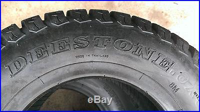 2 18X8.50-8 4 Ply Deestone D838 turf master style Turf Mower Tires