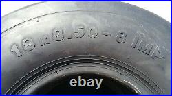 2 18x8.50-8 4-Ply Vredestein V61 5-Rib Deep Tubeless Tires European Designed