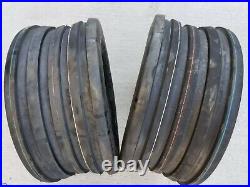 2 18x8.50-8 Vredestein V61 6-Ply 5-Rib Deep Tires and Tubes