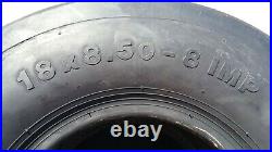 2 18x8.50-8 Vredestein V61 6-Ply 5-Rib Deep Tires and Tubes