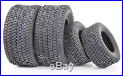 (2) 20x10.00-8 Rear & (2) 15x6.00-6 Front Lawn Mower Turf Tires
