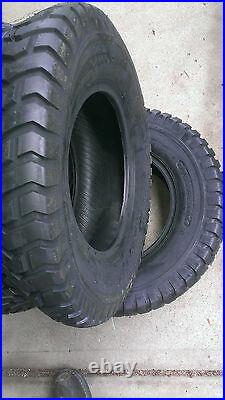 2 23X9.50-12 4 Ply Deestone D265 Turf Saver Lawn Mower Tires PAIR 23x9.5-12
