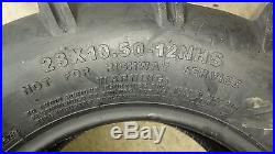 2 23x10.50-12 4P OTR Lawn Trac Tires Lug R-1 R1 PAIR AG 23x10.5-12