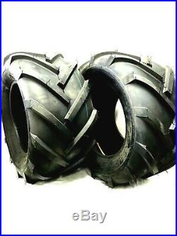 2 23x10.50-12 6P Lawn Tractor Airloc Tires Lug R-1 R1 AG 23x10.5-12 VERY WIDE