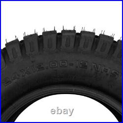 2 24x12.00-12 Lawn Mower Tractor Turf Tires Heavy Duty 8 Ply 24x12-12 24x12x12