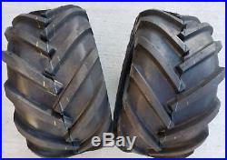 2 26x12.00-12 Deestone 10P Super Lug Tires AG PAIR DS5336 26x12-12 26/12-12