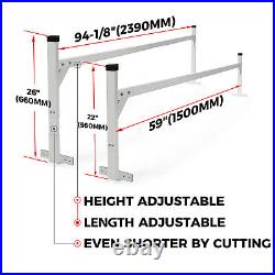 2 Bar Adjustable Extruded Alu Ladder Roof Racks Oxidation For Enclosed Trailers
