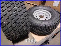 2 Ferris Simplicity Commercial 4LUG 22X11-10 Kenda Turf Wheel Tire Assembly Set