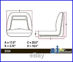 (2) HIGH BACK Seats John Deere Gator Gas & Diesel Models 4x2 4x4 HPX & TH 6x4