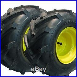 2 John Deere 20x10.00-8 Lawn Mower Garden Tractor Tire Rim Wheel Assembly NEW