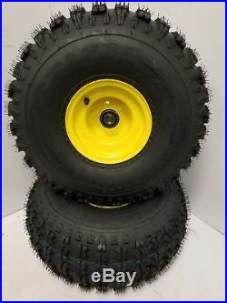 (2) John Deere Gator 22.5X10.0-8 Front Wheels And Tires AM143568 M118820