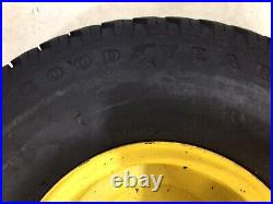 2 John Deere LX172 LX173 Goodyear Tires 20x10.00-8