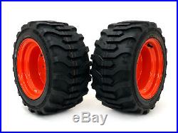 (2) Kubota Wheel & Tire Assemblies 18x8.50-10 Fits BX2350D BX2360 BX2370 BX2380