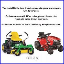 2 NEW Commercial Lawnmower 13x6.50-6Flat-Free Smooth Tires WithsteelBore 5/8