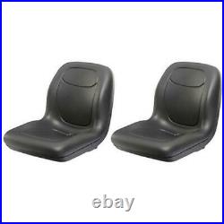 (2) New Black HIGH BACK SEATS for ARCTIC Fits CAT PROWLER Replaces 1506-925 ATV