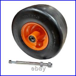 (2) New Flat Free Wheels For Scag 483050 482504 9278 13 X 6.50-6 13x6.50x6