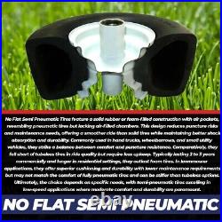 (2) New Flat Free Wheels For Scag 483050 482504 9278 13 X 6.50-6 13x6.50x6