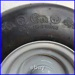2 New Flat free 13x6.50-6 Smooth Lawnmowers Tire withRim, Bore 1 Sealed Bearings