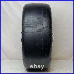 2 New Flat free 15x6.00-6 Smooth Lawnmowers Tire withRim, Bore 1 Sealed Bearings