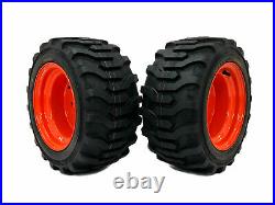 (2) R4 Front Wheel Assemblies 18x8.50-10 Fits Kubota BX2350D BX2360 BX2370