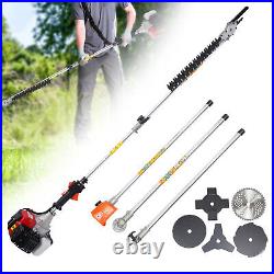 2 Stroke Trimmer Brush Cutter Grass Wacker Weed Eater Lawn Mower Gas Power 52cc