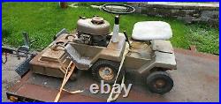 2 Vintage Montgomery Wards Power Kraft 6hp Riding Mower Lawn-Trac