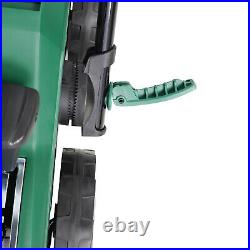2-in-1 Electric Lawn Dethatcher with Collection Bag 16 Inch 15 Amp Scarifier