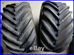 2 (pair) 26x12.00-12 Deestone 4P D405 26X12-12 Lug Tires 26/12-12 4 Ply