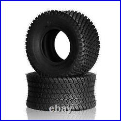 2pcs 22x11.00-10 Lawn Mower Tractor Turf Tires 4 Ply 22x11-10 Tubeless 1480Lbs