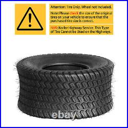 2pcs 22x11.00-10 Lawn Mower Tractor Turf Tires 4 Ply 22x11-10 Tubeless 1480Lbs