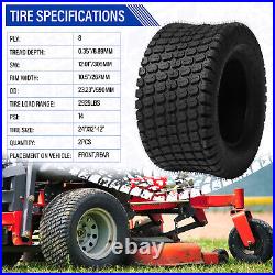 2pcs 24x12.00-12 Lawn Mower Garden Tractor Turf Tires 8 Ply 24x12-12 24x12x12