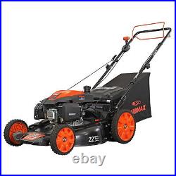 3 In 1 Gas Walk Behind Self Propelled Lawn Mower With Collection Bag Garden Yards