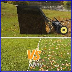 44 Tow Behind Lawn Sweeper Leaf Collector Sweeper for Lawn Grass Sweeper Hopper