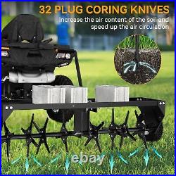 48 Lawn Aerator Tow Behind for Plug Aerating WithUniversal Hitch for Lawn &Garden
