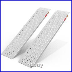 48 Shed Ramp for Lawn Mower Anti-Slip Steel Loading Ramps Motorcycle ATV 2PCS