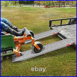 48 Shed Ramp for Lawn Mower Anti-Slip Steel Loading Ramps Motorcycle ATV 2PCS