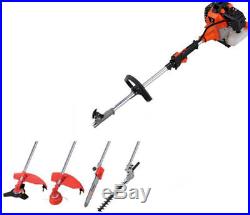4 IN 1 gas pole saw multi yard Chainsaw hedge trimmer line trimmer brush cutter