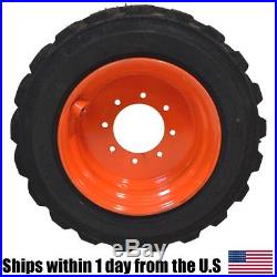 4 NEW 12X16.5 Skid Steer Tires & Wheels/Rims for Bobcat 12-16.5 12 ply