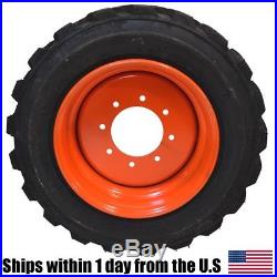 4 NEW 12X16.5 Skid Steer Tires & Wheels/Rims for Bobcat 12-16.5 12 ply