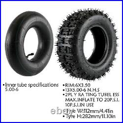 4pc 13x5.00-6 Riding Lawn Mower Garden Tractor Tire and Tube 13x5-6 13x500