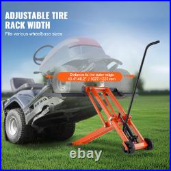 500 Lbs Lawn Mower Lift with Hydraulic Jack for Riding Tractor Lawn Mowers