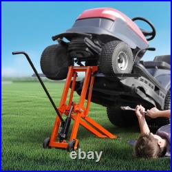 500 Lbs Lawn Mower Lift with Hydraulic Jack for Riding Tractor Lawn Mowers