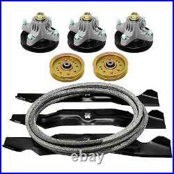 50 Deck Spindle Blade Belt Idler Kit Combo for LTX1050 LTX1050KH KW VT SLTX1050