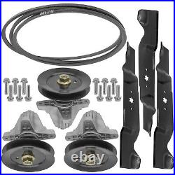 54 Deck Spindles Blades Belt Kit for Cub Cadet RZTL54KH RZT-L54 KH 2014 and UP