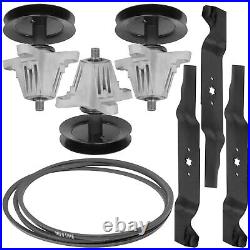 54 Deck Spindles Blades Belt Kit for Cub Cadet RZTL54KH RZT-L54 KH 2014 and UP