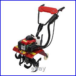 63cc 4-Stroke Gas Power Mini Tiller Cultivator Clearance Walk Behind