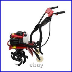 63cc 4-Stroke Gas Power Mini Tiller Cultivator Clearance Walk Behind
